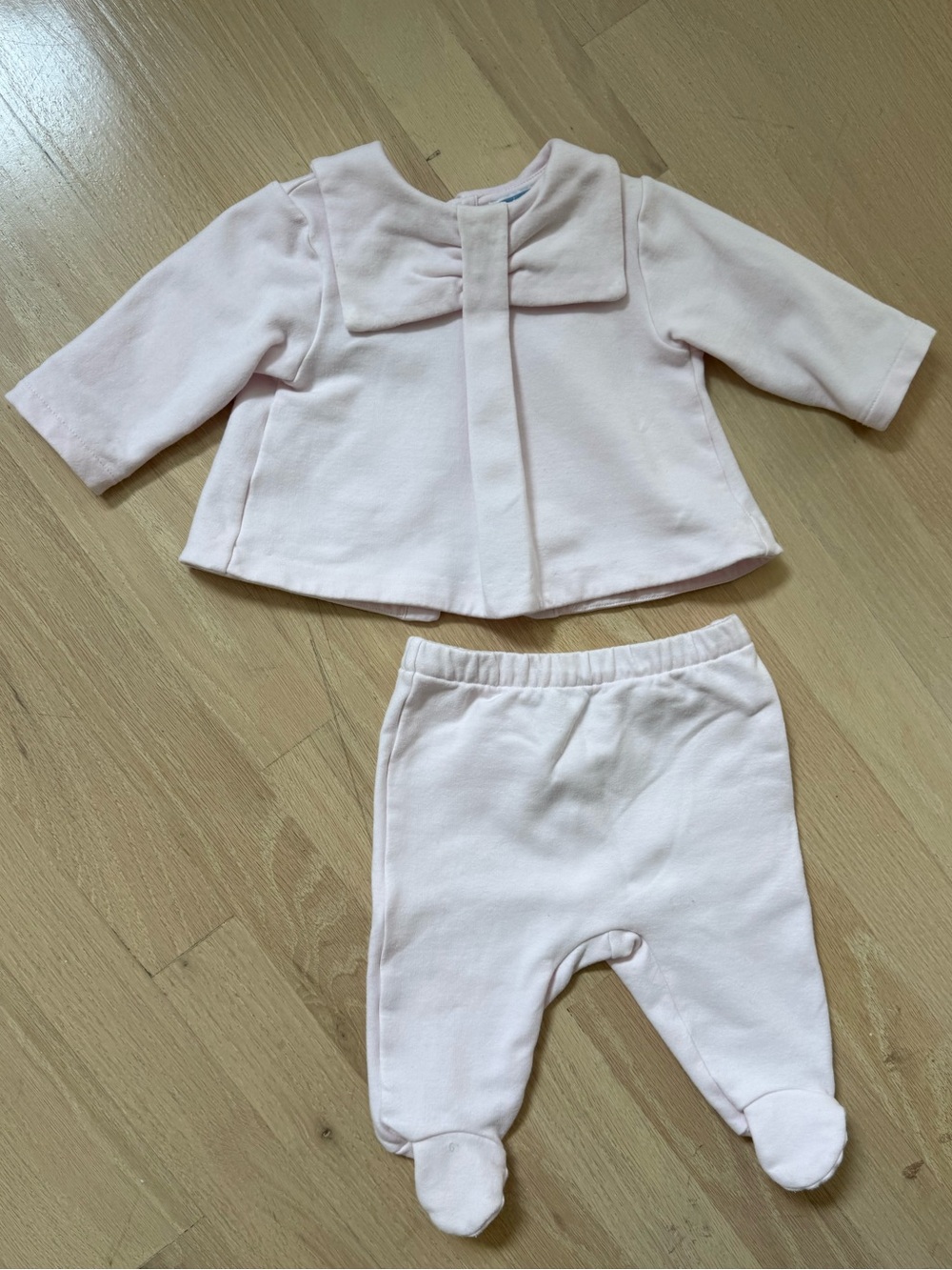 Jacadi Baby Girl Pink Comfy Set